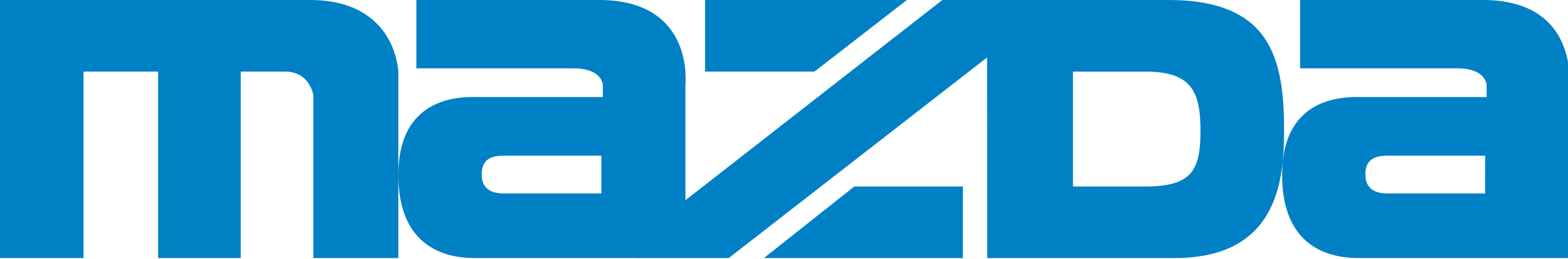 Logo Mazda azul