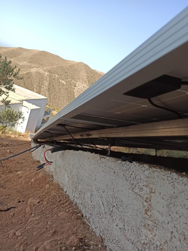 Instalaciones fotovoltaicas realizadas por Sylec vista debajo