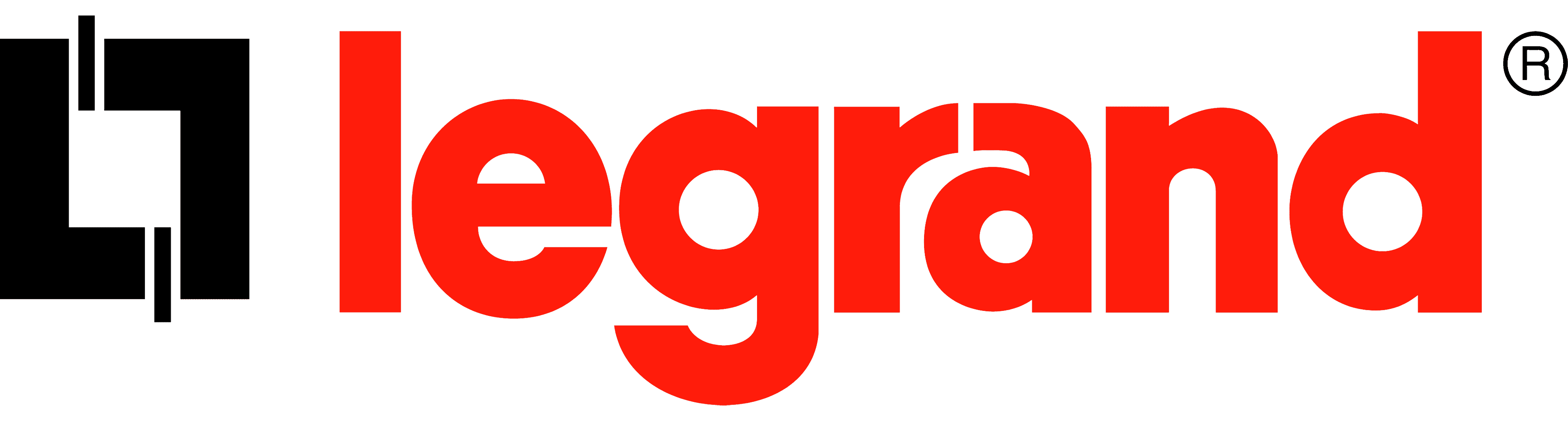 Legrand Logo negro y rojo