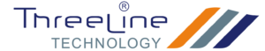 Logo Threeline Technology azul