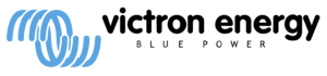 Logo Victron energy negro y azul